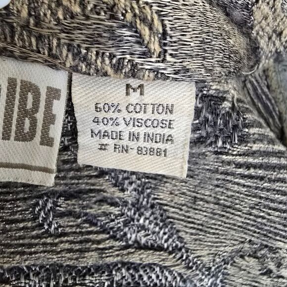 Urban Tribe Tapestry Jacket Women's Size Medium Boho Artsy Patch Jacquard Velour - Picture 4 of 11